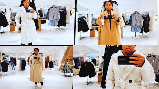 Vlog Come Shopping With Me  Trying On Winter Jackets And Coats In The Shops  Winter Coats Shopping [upl. by Sucramej574]