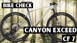 Bike check de bicicleta Canyon Exceed CF 7  MTB [upl. by Malone]