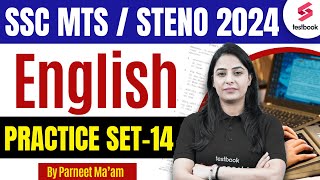 SSC Stenographer amp MTS English Practice Set 2024  By Parneet Mam 14 [upl. by Ecyrb]