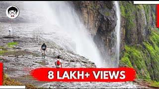 Naneghat  Reverse Waterfall  Reverse waterfall near Pune  Thelocalguide [upl. by Merridie856]