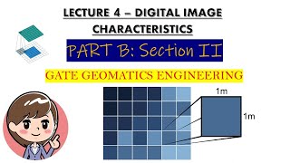 LECTURE 4  DIGITAL IMAGE CHARACTERISTICS  GATE GEOMATICS ENGINEERING gate geomatics [upl. by Lebaron]