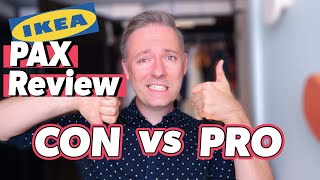 BRUTALLY Honest IKEA PAX Wardrobe Review  PROS amp CONS  Should You Buy For Your Walk In Closet [upl. by Abercromby]