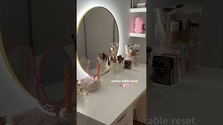 Vanity Room Clean amp Reset 🎀🪞🌸✨ [upl. by Rogerg]