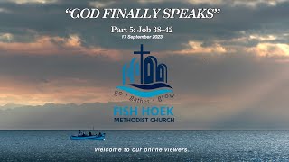 God finally speaks  Job series part 5 [upl. by Inal]