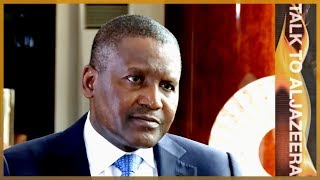 Aliko Dangote Africas richest man  Talk to Al Jazeera [upl. by Eded]