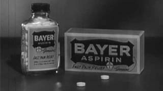 Bayer Aspirin Commercial 1960 [upl. by Alfeus]