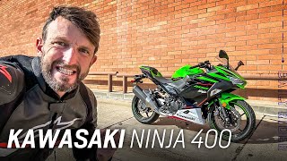 2023 Kawasaki Ninja 400 Review  Daily Rider [upl. by Thayer]