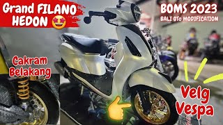 AJEGILE 😱 GRAND FILANO MODIFIKASI HEDON PAKAI VELG VESPA  3835info [upl. by Long]