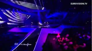 Kaliopi  Crno I Belo  Semi Final 2 2012 Eurovision Song Contest HD [upl. by Esina830]