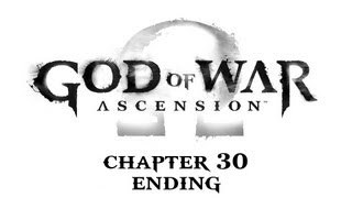 God of War Ascension Walkthrough  Chapter 30  Hard  Alectos Chamber Ending [upl. by Ellenod]