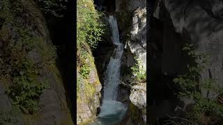 Christine Falls waterfall scenery travel nationalpark falls nature washington [upl. by Allix]