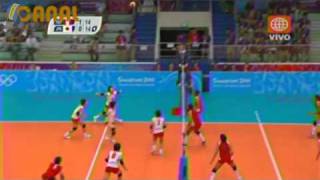 VOLEY PERU  JAPON 2DO SET [upl. by Enived]