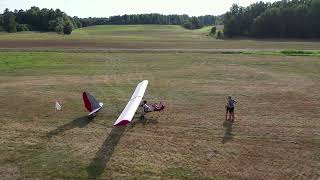 Vaikų mokymas skraidyti nuo 9 metų amžiaus Lietuvoje Pociūnų aerodrome [upl. by Nosyd]