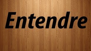 How to Pronounce Entendre  Entendre Pronunciation [upl. by Rebme]