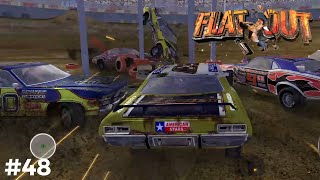 Flatout 1 2004  Demolition Derby Gameplay 48  Demolition Arena Pc [upl. by Suoicserp]