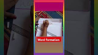 Word FormationENGLISH word youtube  shorts [upl. by Eerual]