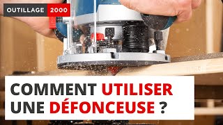 Bien utiliser une défonceuse [upl. by Nedla]