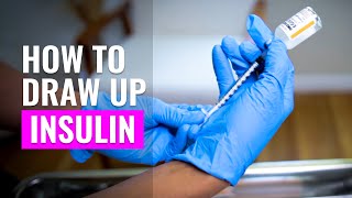 How to Draw up Insulin [upl. by Jeaz]