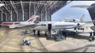 FALCON 900EX Maintenance  Malaysia [upl. by Yelats]