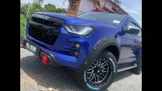 ISUZU DMAX NEW TRACK UPGRADE ACCESSORIES ampTYRE RIM [upl. by Wsan744]