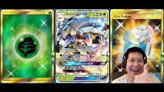 Max Potion GOLISOPOD GX Deck FULL HP Healing ONE Energy Attack [upl. by Osyth793]