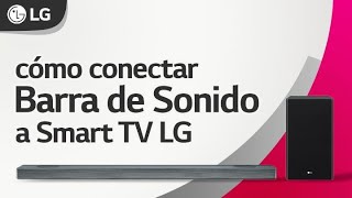 Cómo conectar una Barra de Sonido LG a mi televisor  Soporte LG [upl. by Rowell]