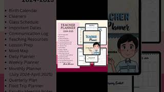 TEACHER PLANNER TEMPLATE ✨ Editable in Canva Instant download [upl. by Bianchi204]