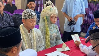 Akad nikah kak Aisha Singosari [upl. by Hadeehuat]