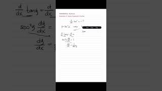 Derivative of arctangent Inverse Tangent [upl. by Lizbeth]