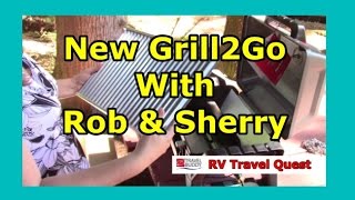 CharBroil TRUInfrared Portable Grill2Go Gas Grill X200 Review with RV Travel Quest [upl. by Kipp]