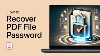 How To RemoveRecover PDF File Password  Easy Tutorial [upl. by Ynner]