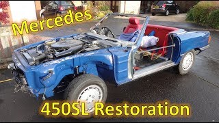 R107 Mercedes 450SL Restoration [upl. by Mylan]