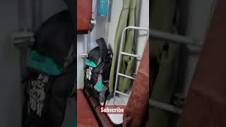 AC Firstclass railways shorts train Raptisagar Superfast Express COUPE Cabin view [upl. by Atnoved]