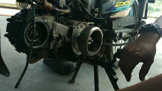 cara tukar timing chain  ex5 part 1 [upl. by Airpac]