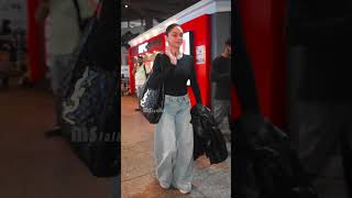 Aditi Rao Hydari Spotted  Mumbai Airport  MS Talkies [upl. by Ruttger]