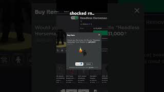 buying headless horseman D roblox mm2 mm2roblox [upl. by Akinoj]