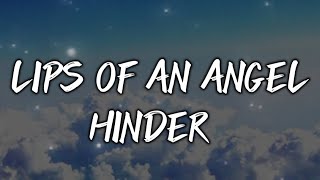 Lips of an Angel  Hinder Cover Lyrics [upl. by Anneh]