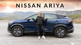 Nissan Ariya Review  Nissans BEST Electric Crossover SUV [upl. by Llerroj]