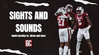 Sights and Sounds from South Carolina’s 507 win over Akron and more [upl. by Kcirneh]