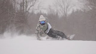 Technical Riding  Snowboard Deep Carving in Slow Motion [upl. by Greggory]