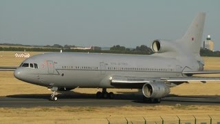 Royal Air Force Lockheed L1011 TriStar Taxi amp Takeoff [upl. by Lunette]