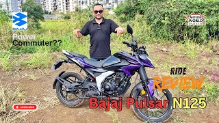 Bajaj Pulsar N125  1st Ride Review amp Experience  Track amp Highway Test [upl. by Yriek]