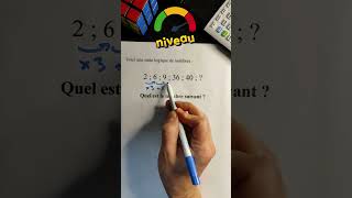 Sauras tu résoudre cette suite logique  🔢💡 maths [upl. by Ellezig]