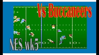 Tecmo Super BowlWeek 5 Lions vs Buccaneers [upl. by Alet398]