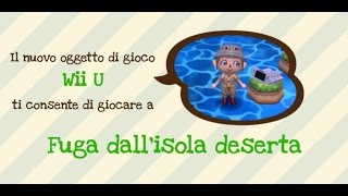 Animal Crossing New Leaf 3DS Fuga dallisola deserta  Desert Island Escape  New Minigame [upl. by Akenihs]