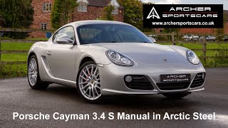 Porsche Cayman 987 S Manual Walkaround  Archer Sportscars [upl. by Affer]