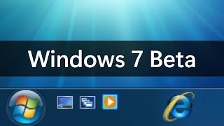 Revisiting Windows 7 Beta build 6801 [upl. by Nim261]