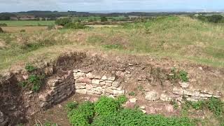 The impressive late 11th century Motte amp Bailey castle remains at Nether Stowey Somerset England [upl. by Asenev]