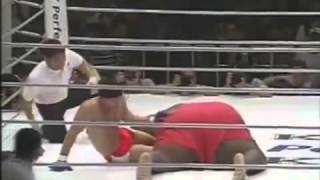 Little Man vs Fat Man Daiju Takase vs Emanuel Yarbrough [upl. by Gabel]