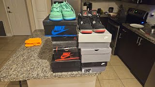 HUGE DHGate Shoe Haul 2023 DHGate Shoe Review Jordans Dunks etc 15 [upl. by Etireugram444]